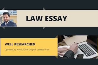 write well researched law essay at the lowest price
