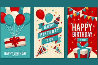 design your greeting card, invitation card and birthday card