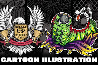 illustration character design, and fan art for your brand