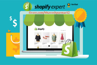 fix any bug or theme customization of your shopify store