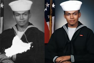 colorize, restore, retouch, repair your old photo