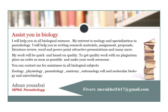 assist you in biology and other medical sciences