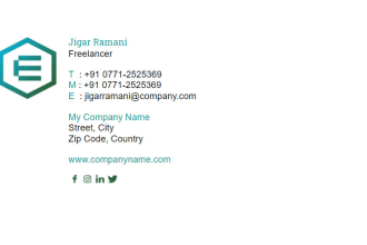 design clickable email signatures for professionals and company