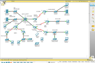 assist in cisco network design and configuration packet tracer