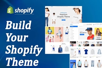 create expertly shopify website design and store setup