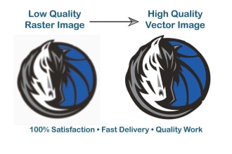 recreate or trace your image or logo to vector ai png eps