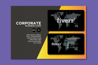 design corporate business cards, banners, flyers