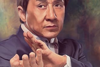 draw digital oil painting based on your photo