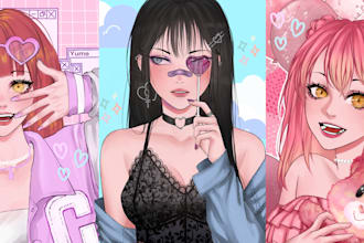 draw anime fan arts