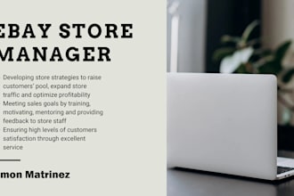 be your ebay store manager