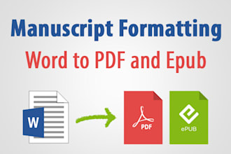 format your manuscript for amazon kindle and paperback