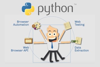 write python scripts for web automation and  scraping
