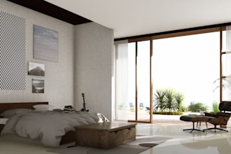 design 3d interior model rendering