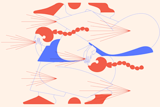 illustrate flat or line characters