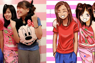 turn your photos into an anime style artwork