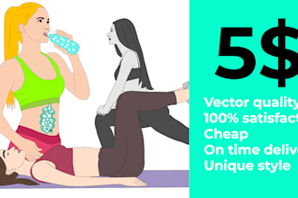 Best Deals!  create attractive illustrations for facebook ads