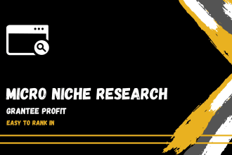 do profitable micro niche research for affiliate or blog
