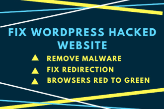 remove malware, virus from website and fix redirecting issues in 24 hour