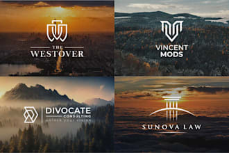 design a modern minimalist upscale logo for your business