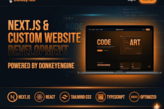 build a high performance custom website