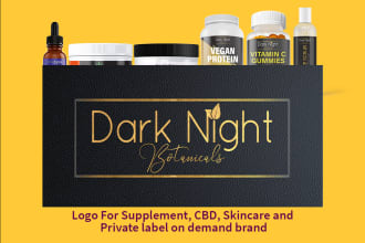 create a logo for supplement, cbd, wellness brand