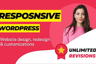 create responsive wordpress website using elementor pro or ecommerce website