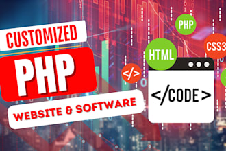 design and develop php website