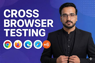 do QA, cross browser, testing and provide a detailed bug report