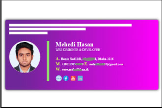 create professional clickable HTML email signature