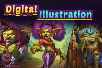 create digital art, concept art, map illustration, art