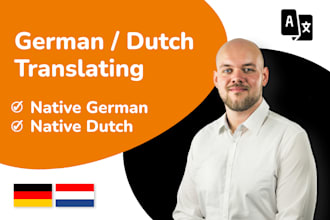 translate dutch to native german and vice versa