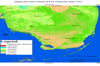 create maps, geology, dem using arcgis, erdas, rockwork, remote sensing, report