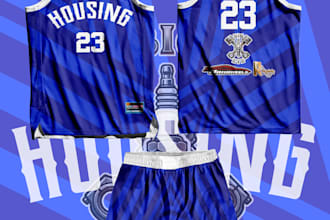 design professional custom basketball, volleyball and esports jerseys