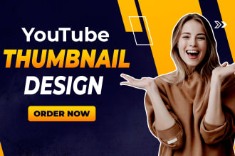 design attractive youtube thumbnails and gig images