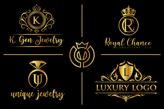 do unique crown jewelry luxury monogram signature logo
