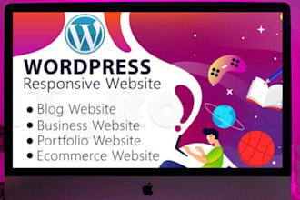 create or redesign personal and business wordpress website
