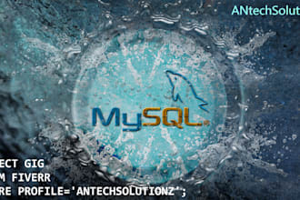 write mysql,oracle and maria db queries for you