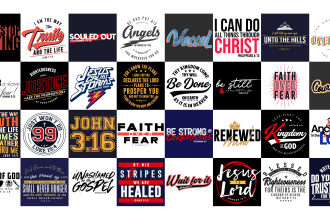 provide bulk premade bible verse christian t shirt designs