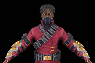 create high quality 3d character for you