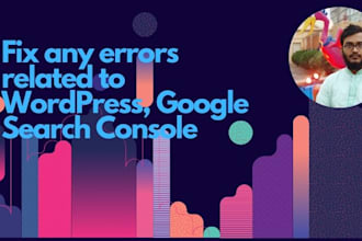 fix any errors related to wp, google search console