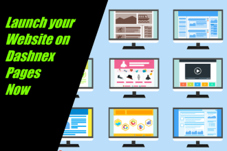 launch your website and ecommerce store with dashnex