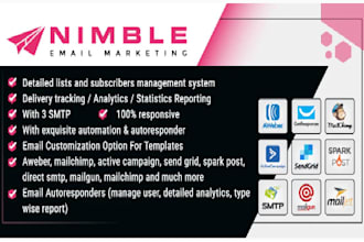 setup mass email campaigns,autoresponder and email marketing application