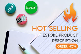 write hot selling estore product description