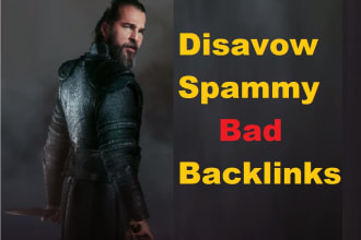 disavow spammy toxic bad backlinks of your website