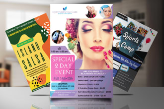 design professional eye catching flyer