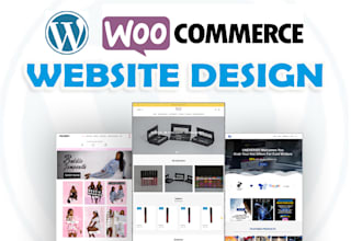 design wordpress ecommerce online store with woocommerce