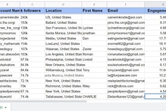 find best instagram and twitter influencer contact details