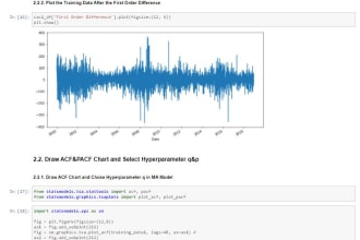 develop time series forecasting for you using python