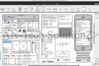 create websites, mobile and desktop application mockups