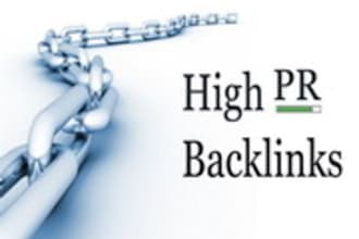 create 20 backlink from edu and gov with index PR4 to PR9
